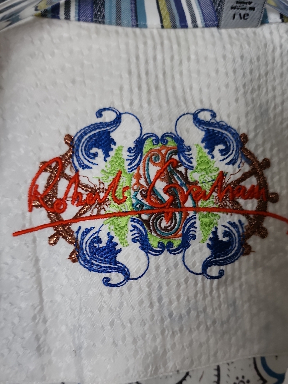 Rober Graham Paisley Embroidered Button Down Shirt - Picture 4 of 12
